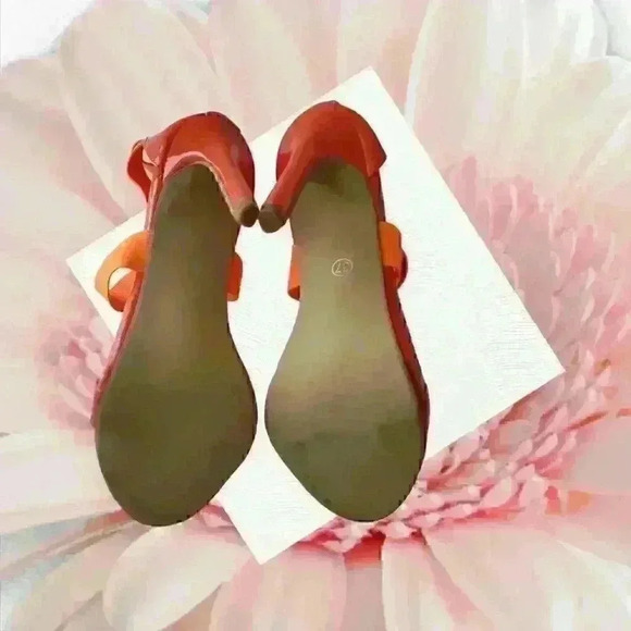 Fereshte Women's Heeled Sandals Snake Pattern Buckle Strap Size 6 - Picture 7 of 7